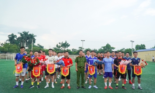 Khai mạc giải bóng đá chuyên ngành Tham mưu chỉ huy vũ trang bảo vệ ANTT